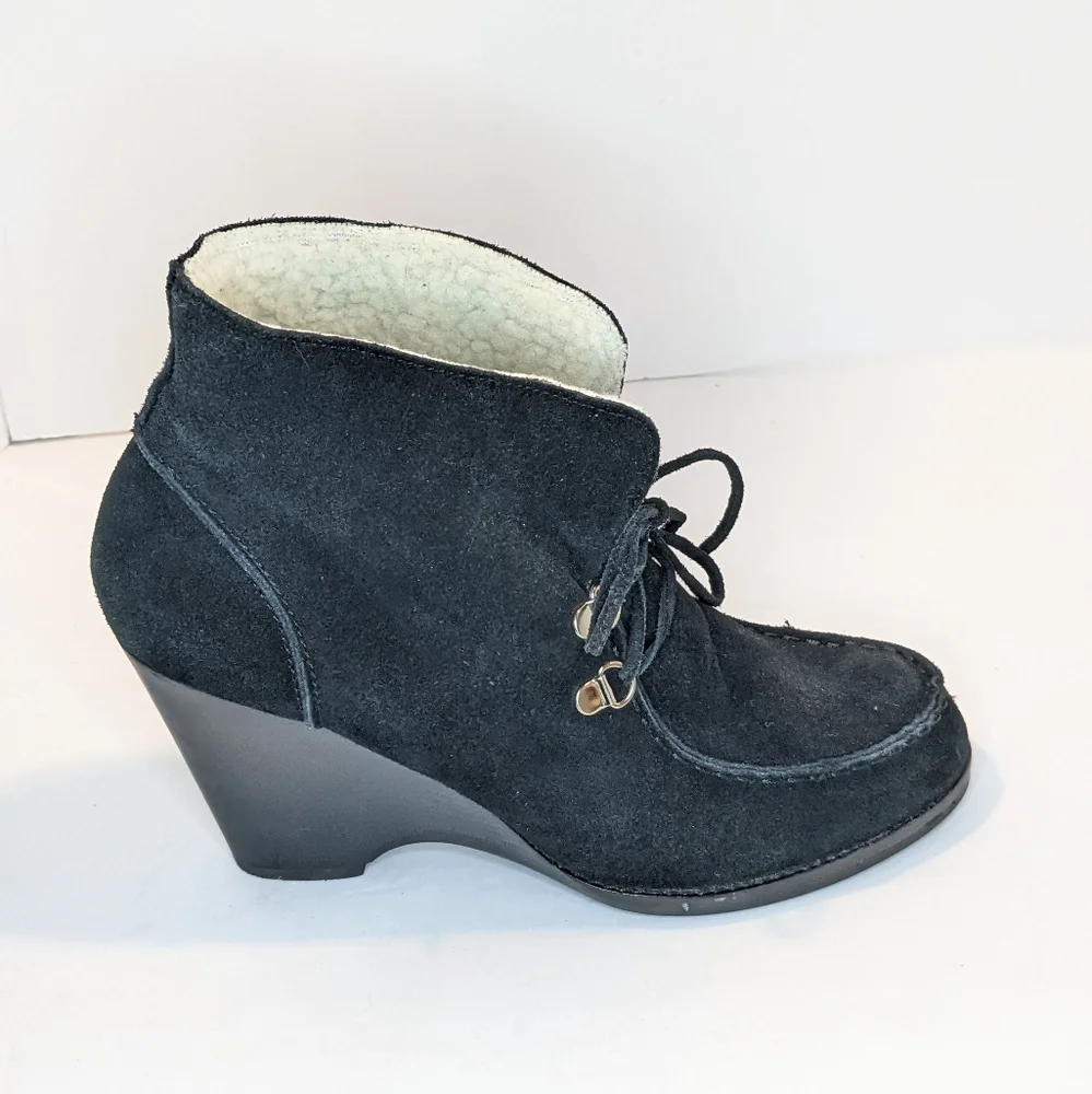 Michael kors suede wedges